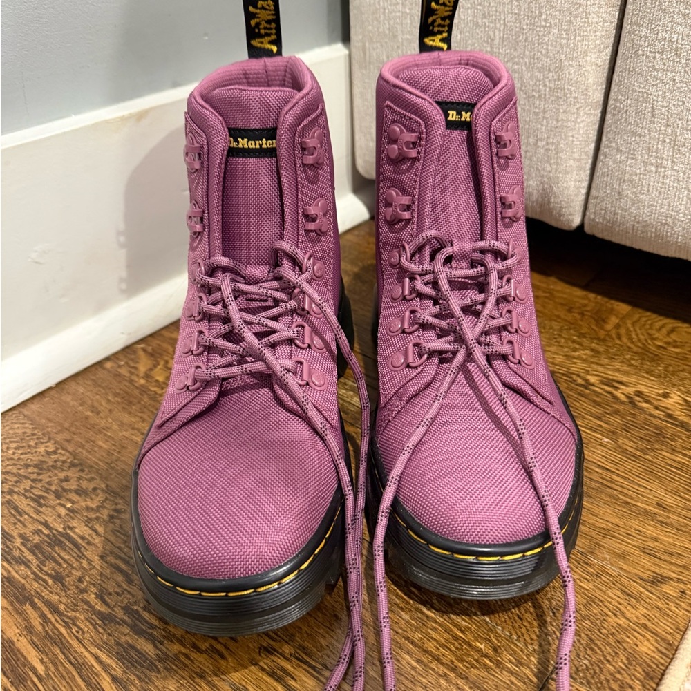 Dr. Martens Purple Combat Boots